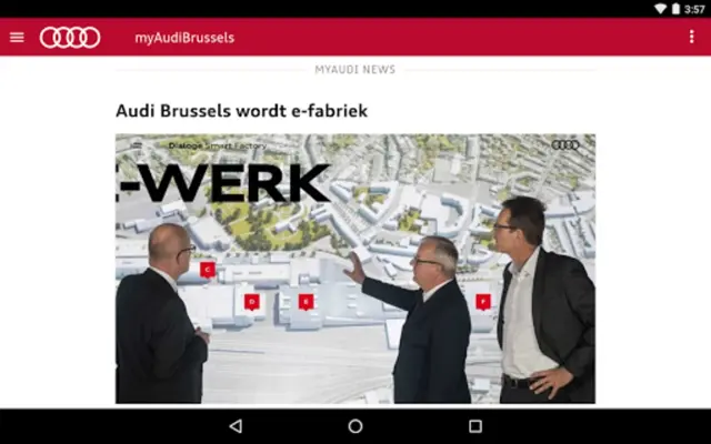 myAudiBrussels android App screenshot 2